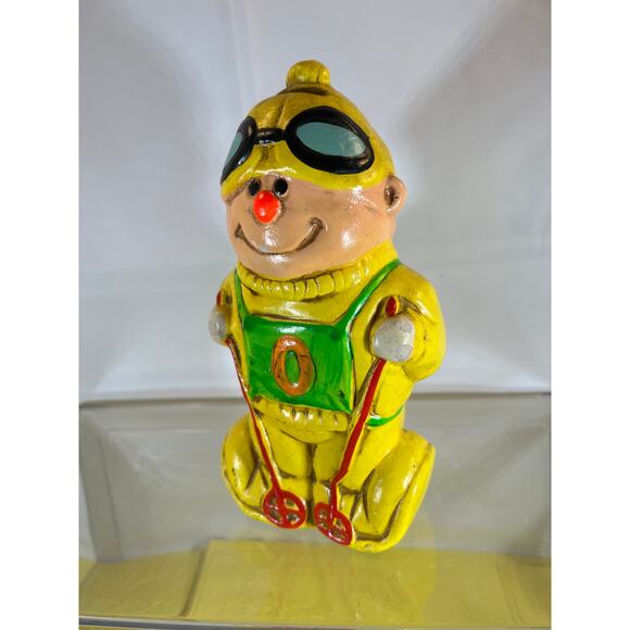 Rare Vintage Happy Sad Skier Bank - Picture 8 of 16